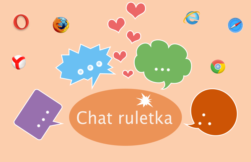 Picture modern chatruletka via browser for secure communication with strangers